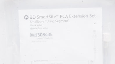 BD 30843E SmartSite PCA Extension Set Smallbore Tubing Segment 1ml x 12 inch